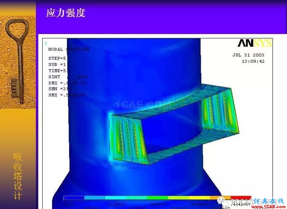 吸收塔易拉罐Ansys有限元分析案例圖解ansys結果圖片13