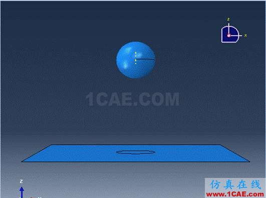 ABAQUS小球下落問(wèn)題分析abaqus有限元仿真圖片31