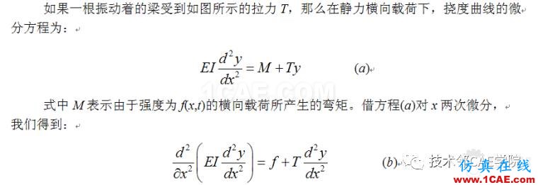 【干貨】軸力對(duì)簡支梁模態(tài)的影響——預(yù)應(yīng)力模態(tài)ansys培訓(xùn)的效果圖片2